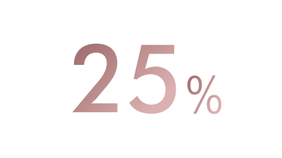25 % lehčí